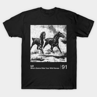 U2 / Minimalist Graphic Design Fan Artwork T-Shirt